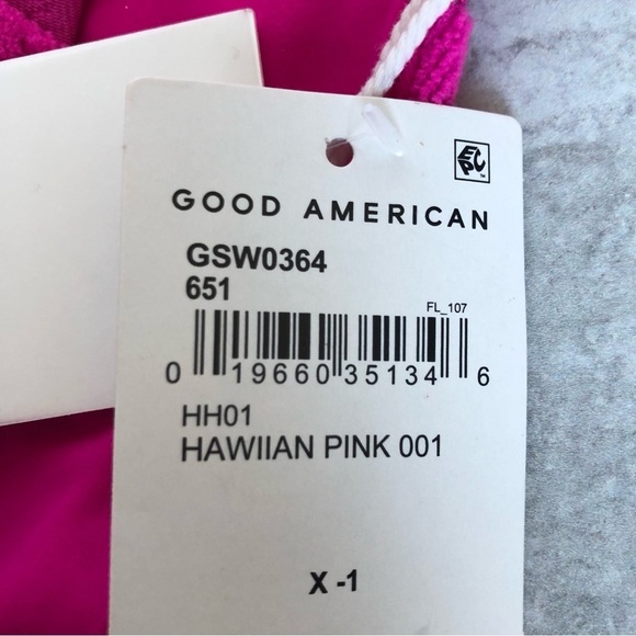 Good American Hawaiian Pink Bikini Bottom Small - Picture 4 of 6